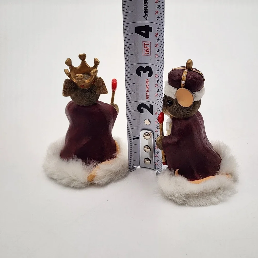 Charming Tails Queen‎ of My Heart 84/114 King of My Heart 84/113 Mice Figurines